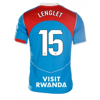 Billige Fotballdrakt Atletico Madrid Clement Lenglet #15 Replika Tredjedrakt Dame 2025-26 Kortermet